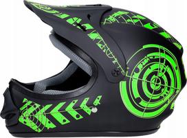 Enduro keturračio krosinis šalmas, sertifikuotas