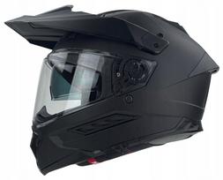 Motociklininko šalmas NAXA C05-B, matinės juodos spalvos, 3in1, M dydis (57–58 cm)