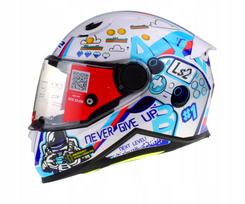 Vaikiškas motociklininko šalmas LS2 FF812 KID NEXT LEVEL, dydis S