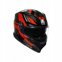 Motociklininko šalmas AGV K7 Taurax juodas/raudonas, S dydis