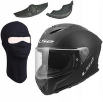 Motociklininko šalmas LS2 FF820 RAPID III, matinės juodos spalvos, XS