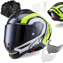 Motociklininko šalmas Alpinestars Supertech R10 Arius Fluo, XL dydis