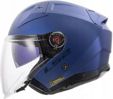 Motociklininko šalmas LS2 OF603 Infinity II, atviras, tamsiai mėlynas, 3XL