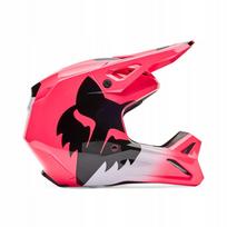 Motokroso šalmas FOX V1 Shield, rožinis, XS
