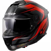 Motošalmas LS2 FF808 Stream II, Fury raudonas, XL dydis