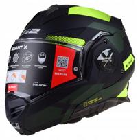 Motociklininko šalmas LS2 ADVANT FF901 ADVANT X NOVA H-V geltonas, M dydis