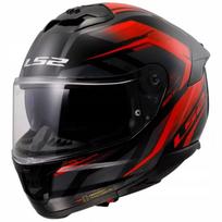 Motociklo šalmas LS2 FF808 STREAM II FURY, juoda/raudona, XS