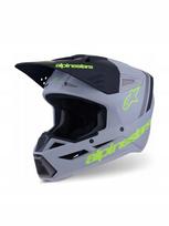 Motociklo šalmas ALPINESTARS SUPERTECH M3 Radium pilkas/juodas/geltonas XL