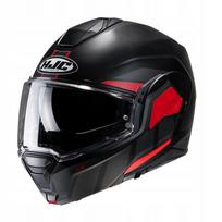 Motociklininko šalmas HJC i100, juodas/raudonas, XXL