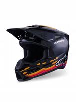 Motociklininko šalmas ALPINESTARS SUPERTECH M3 FORCE juodas blizgus XL