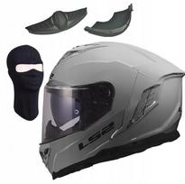 Sportinis integralinis šalmas LS2 FF818 STORM III, pilka (NARDO GREY), XS dydis