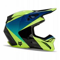Motokroso šalmas FOX V1 Streak juodas/geltonas, XL dydis