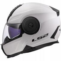 Motociklininko šalmas LS2 FF902 Scope II, balta blizgi, XS dydis