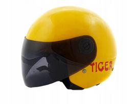 Pusiau atviras šalmas TIGER, geltonas, XL