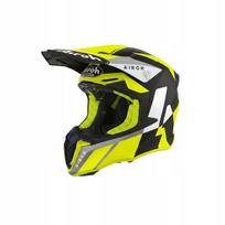 Motociklo šalmas AIROH Twist 2.0 Lift, geltonas/mėlynas matinis, M dydis