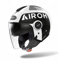 Atviras motociklo šalmas AIROH HELIOS UP, baltas