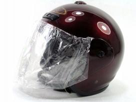 Atviras burgundiškos spalvos paspirtuko šalmas Chopper, S dydis