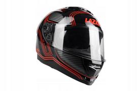 Motociklininko šalmas LAZER RAFALE DARKSIDE juodas/raudonas, S dydis