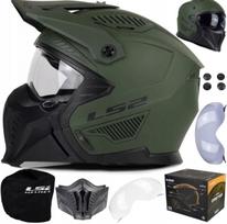 Atviras šalmas LS2 OF606 Drifter, matinės alyvuogių spalvos, XXL