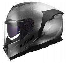 Motociklininko šalmas LS2 FF818 Storm III Jeans Titanium, XL, su Pinlock ir Blend