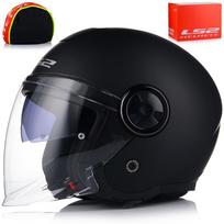 Atviras motociklo šalmas LS2 OF620 CLASSY II juodas matinis su blend
