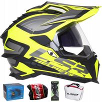 Krosinis šalmas LS2 MX701 EXPLORER Alter Fluo