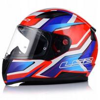 Motociklininko šalmas LS2 FF353 Rapid II Flitz, balta/juoda/raudona, XS dydis