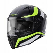 Motociklininko šalmas CABERG AVALON BLAST, juodas/geltonas, matinė danga, M dydis