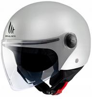 Atviras balto spalvos motociklo šalmas MT HELMETS STREET S