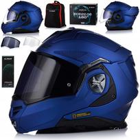 Motociklininko šalmas LS2 FF901 ADVANT X 180 su smakro apsauga, Pinlock ir kuprine