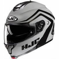 Motociklininko šalmas HJC C91N Nepos, pilkas/juodas, blizgus, M dydis