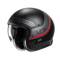Motociklininko šalmas HJC V31 Byron L juodas/raudonas, matinė apdaila
