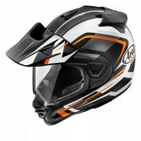 Motociklininko šalmas Arai Tour-X5 Discovery, oranžinis matinis, M dydis