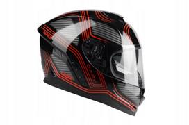Motociklininko šalmas LAZER RAFALE Darkside, M dydis