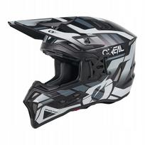 Motociklininko šalmas O'Neal EX-SRS DUST, juoda/pilka, S (55/56 cm)