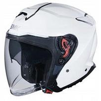 Atviras šalmas SMK GTJ Solid White GL100, 2XL