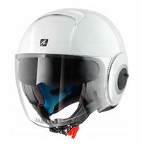 Motociklo šalmas SHARK NANO BLANK, atviras, baltas, XL dydis