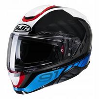 Motociklininko šalmas HJC RPHA 91 Rafino balta/mėlyna/raudona
