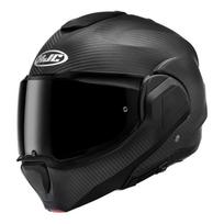 Motociklininko šalmas HJC F100 CARBON matinės juodos spalvos