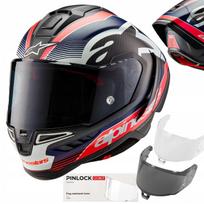 Motociklininko šalmas Alpinestars Supertech R10 XXL, anglies pluošto, su Pinlock stiklu