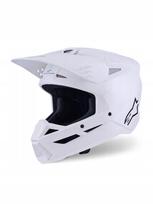 Motokroso šalmas ALPINESTARS SUPERTECH M3, baltas blizgus, XS