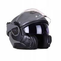 Motociklininko šalmas LS2 FF910 ADVANT II CONCRETE, rožinis, 2XL, su Pinlock ir Jaw