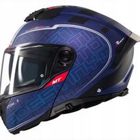 Motociklininko šalmas MT Helmets ATOM 2 SV Destiny C7, matinės rožinės spalvos, M dydis