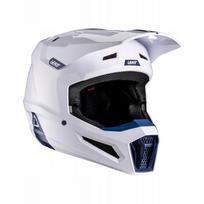 Motociklininko šalmas LEATT MOTO 2.5, baltas, XS