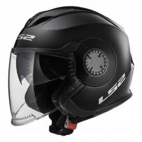 Atviras motociklo šalmas LS2 OF570 VERSO, juodas matinis, XS (53–54 cm)