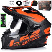 Motociklininko šalmas LS2 MX701 Explorer su Pinlock ir Blend 22.06