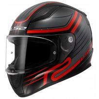 Motociklo šalmas LS2 FF353 Rapid II Circuit juodas/raudonas