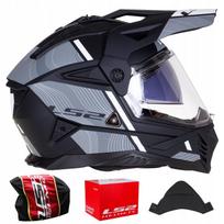 Motociklininko šalmas LS2 MX702 PIONEER II HILL, matinė apdaila, enduro/ATV/cross