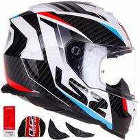 Motociklo šalmas LS2 FF800 STORM II Racer, raudonas mėlynas, su PINLOCK, ECE 22.06