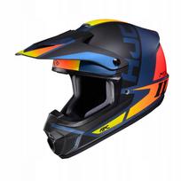Motokroso šalmas HJC CS-MX-II Creed, juoda/mėlyna/oranžinė, XXL